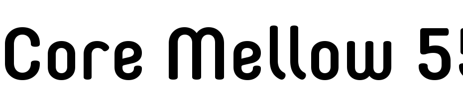 Core Mellow 55 Medium Yazı tipi ücretsiz indir